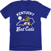 Kentucky Bat Cats Baseball Tee